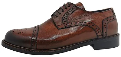 Image de Chaussures à lacets Exton élégantes, marron, taille 46