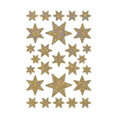 Produktbild von HERMA 3916, Gold, Permanent, Weihnachten, 27 Stück(e), 1 Blätter