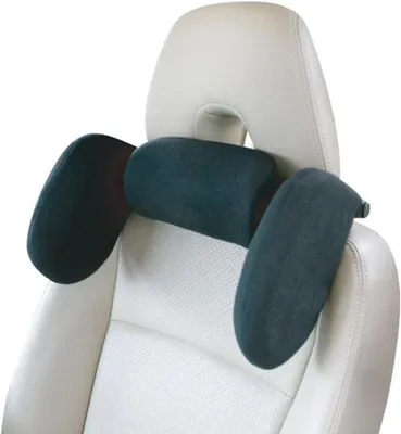 Productafbeelding van Reis Hoofdsteun - Neksteun Auto - Comfortabel Reizen - Verstelbaar Ontwerp - 36.5 cm - Zwart