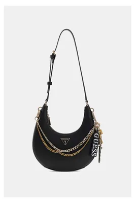 Produktbild von Guess Davina Schultertasche Black 23 x 24 x 4