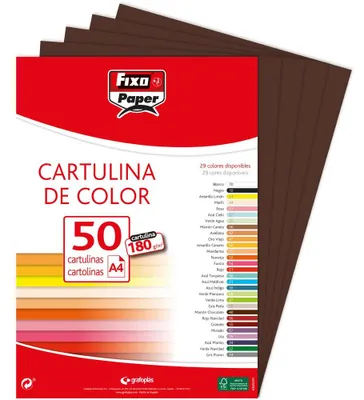 Obrázek produktu pro Fixo 11110340 – Balení 50 kusů kartonových obálek, formát A4, hnědé barvy