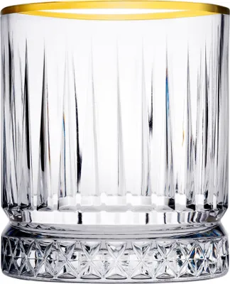 Produktbild von Pasabahce Elysia 520014 Golden Touch sklenice na vodu, sklenice na whisky sada 4 ks