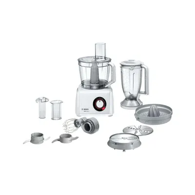 Produktbild von Bosch MultiTalent 8 Küchenmaschine 1100 W 3,9 l Durchscheinend, Weiß Integrierte Waage