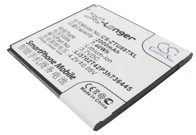 Immagine prodotto di TECHTEK Batteria compatibile con [ZTE] U887 sostituisce Li3702T42P3h736445