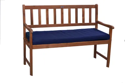 Obrázok produktu pre Vankúš na záhradnú lavicu 100x50x7cm tmavomodrý| vonkajší vankúš| Vonkajší vankúš na hojdaèku| Vankúš na lavicu| Dekoraèný vankúš