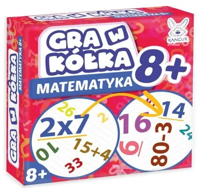 Zdjęcie produktu dla Gra w Kółka Matematyka 8+ – edukacyjna gra liczbowa