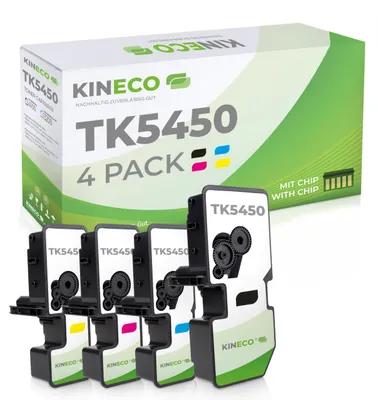 Produktbild von Kineco TK5450 4er Set Toner kompatibel für Kyocera ECOSYS MA2600