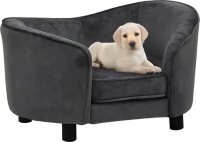 Produktbild von PUEAZU Hundesofa Dunkelgrau 69x49x40 cm Plüsch - Hundebetten &11321