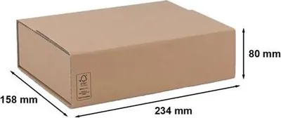 Obrázek produktu pro Kartonový obal na knihy s popruhem 234x158x80mm