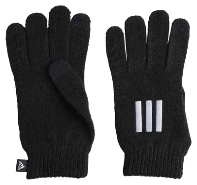 Productafbeelding van Adidas - "3S" handschoenen voor heren/dames, uni, jersey, model GT15086 (one size) (zwart/wit)