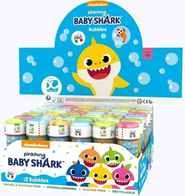 Obrázok produktu pre Mydlové bubliny 60ml Baby Shark 832007 /36