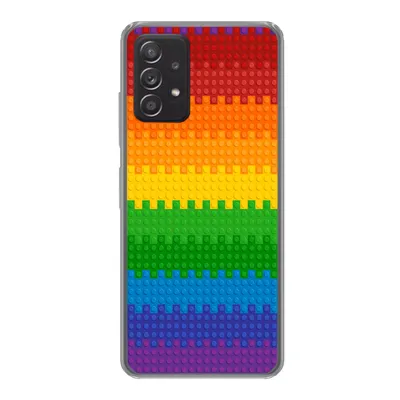 Produktbild von MuchoWow® Handyhülle Schutzhülle Hülle für Samsung galaxy a73 Patoon - Regenbogen Silikon Softcase Handy Hülle - Handyhülle