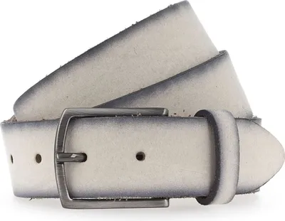 Produktbild von Vanzetti Leder Gürtel 35mm Leather Belt W80 Eggshell creme