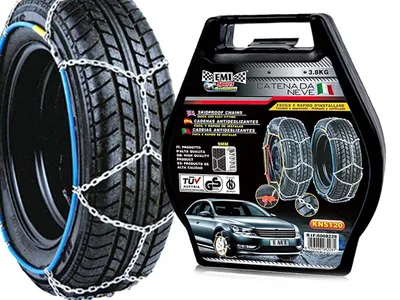 Produktbild von Schneekette, 9 mm, geeignet für verschiedene Reifen