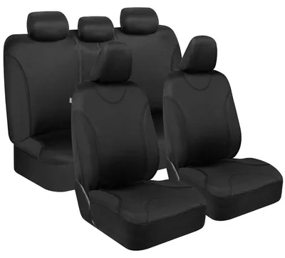 Imagen del producto de Fundas para asientos BDK UltraSleek, para automóviles, SUVs, camionetas y furgonetas, de dos colores, universales