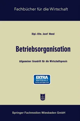 Produktbild von Betriebsorganisation