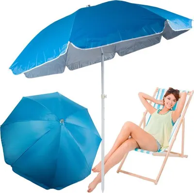 Obrázek produktu pro Verk 14415 Slunečník UV 180 cm modrá