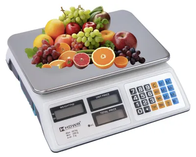 Image de Balance électronique de magasin jusqu'à 40 kg, fonction tare, écran rétro-éclairé PRO S40