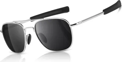Image de Lunettes de soleil aviateur polarisées pour hommes avec temples à baïonnette