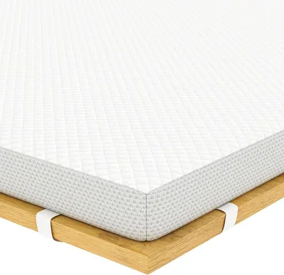 Produktbild von Matratzen Topper aus Memory Foam 90x200cm mit 5 cm Höhe, atmungsaktiver Matratzentopper, Matratzenauflage für Bett und Boxspringbett, waschbarer Bezug