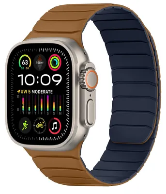 Produktbild von Solidchoice – Magnetisches Silikonarmband für Apple Watch, 49 mm, 46 mm, 45 mm, 44 mm, 42 mm