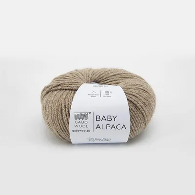 Produktbild von Gabo Wolle Baby Alpaka Beige - Weiche, Leichte Strickgarne für jedes Projekt