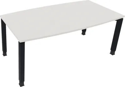Produktbild von Bespr.ti. Tonneau Vierfuß Quadrat B1800xT800/900xH680-820 an/Weiß