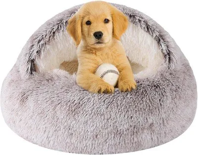 Produktbild von Famanu Haustierbett für kleine Hunde und Katzen - Waschbar und rutschfest