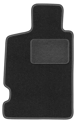 Image de Tapis conducteur en moquette pour Citroen Saxo 1996-2003 (à hayon) – 1 pièce, gris graphite, sur mesure – Wielganizator LUX