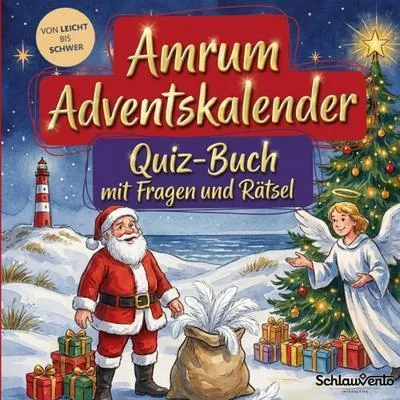 Produktbild von Amrum-Adventskalender: Quiz-Buch mit Fragen und Rätsel