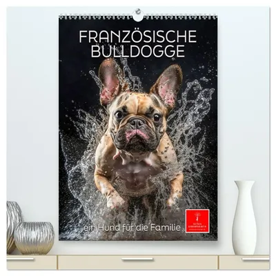 Produktbild von Französische Bulldogge - ein Hund für die Familie (hochwertiger Premium Wandkalender 2027 DIN A2 hoch), Kunstdruck in Hochglanz