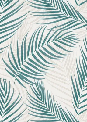 Produktbild von Erismann Vliestapete Floral petrol/weiß 10,05 x 0,53 m