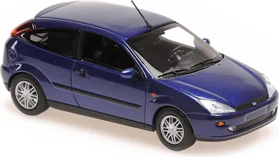 Produktbild von Maxichamps 940087000 Ford Focus blau metallic 1998 Maßstab 1:43 Modellauto