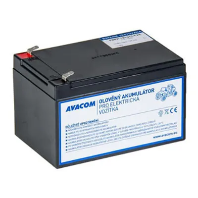 Zdjęcie produktu dla Avacom akumulator kwasowo-ołowiowy F2 dla Peg Pérego 12V, 12Ah, PBPP-12V012-F2A