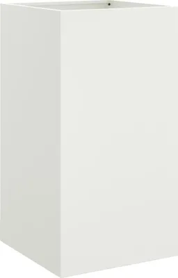 Produktbild von vidaXL Pflanzkübel Weiß 42x38x75 cm Stahl