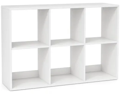 Immagine prodotto di Scaffale espositivo compatto CA10763WH, dimensioni 104 x 33 x 70 cm, colore bianco