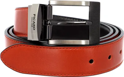 Imagen del producto de PICARD cinturón Belt 2 Leather Belt W115 Oran / Anthr marrón naranja