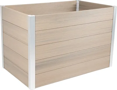 Produktbild von dobar WPC Hochbeet XL, Silbergrau, 115x70x75 cm