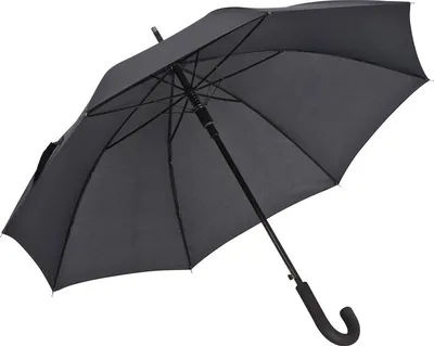 Produktbild von Automatik-Regenschirm / mit Aluminiumschaft / Farbe: schwarz