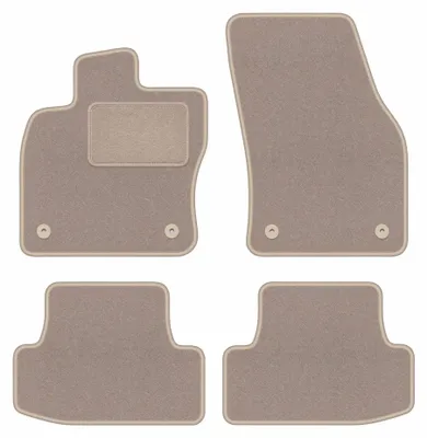 Immagine prodotto di Tappetini in moquette per Audi Q2 2016- (crossover) – set 4 pezzi, beige, su misura – Wielganizator LUX