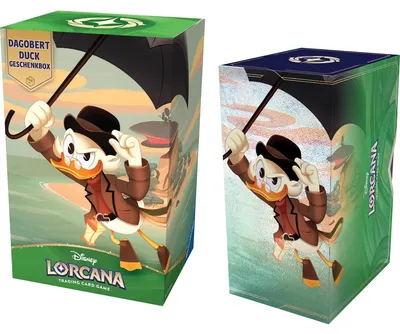 Zdjęcie produktu dla Disney Lorcana TCG: Pudełko upominkowe Sknerus McKwacz (niemiecki)