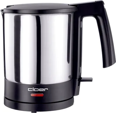 Obrázek produktu pro Cloer 4710, 1,5 l, 1800 W, Černá, Nerezová ocel, Nerezová ocel, Indikátor úrovně vody, Zabezpečení proti přehřátí