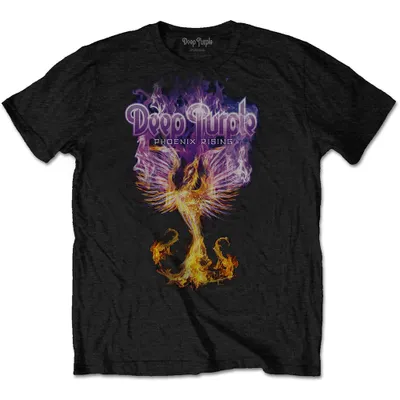 Produktbild von Deep Purple Pheonix Rising Black L T-Shirt