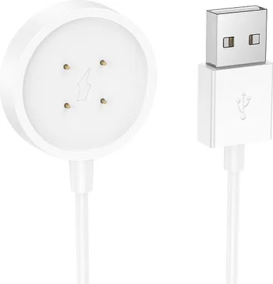Immagine prodotto di Cavo di ricarica per smartwatch Hoco 0,6 m Y24 bianco