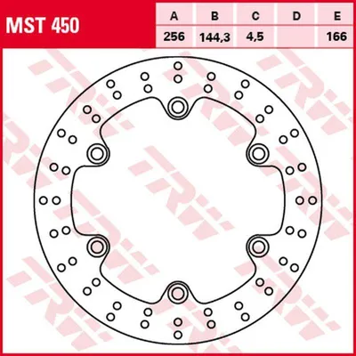 Produktbild von TRW Bremsscheibe Allround starr MST450 Forza 125 JF60