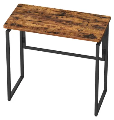Produktbild von Klappbarer Computertisch mit abgerundeten Ecken | Braun | 80x40x74cm