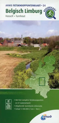 Zdjęcie produktu dla Belgia, region Limburgia (Hasselt / Turnhout), skala 1:100 000
