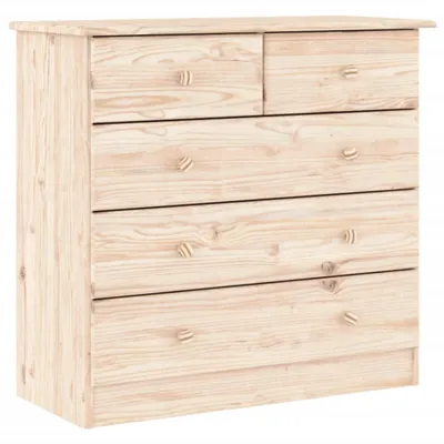 Obrázek produktu pro Komoda ALTA 77 x 35 x 73 cm masivní borové dřevo