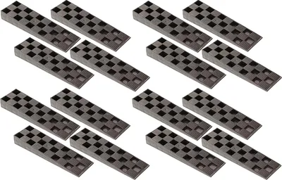 Produktbild von KOTARBAU® 200er Set Montagekeile Kunststoff 150 x 44 x 20 mm für Fenster Türen Türzarge Fensterrahmen Schwarz