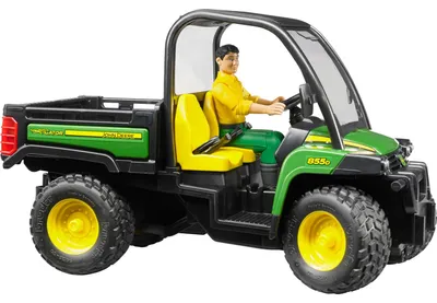 Obrázek produktu pro BRUDER John Deere Gator XUV 855D with driver, 4 rok/roky, ABS umělá hmota, Vícebarevný